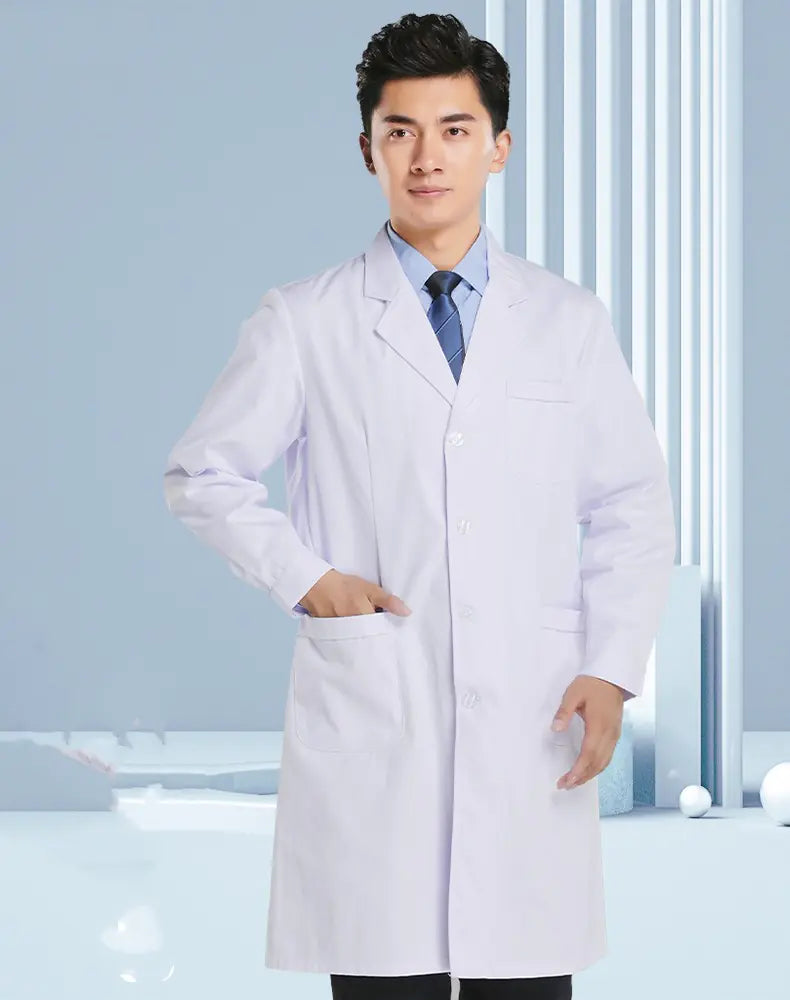 Summer Lightweight White Medical Short Sleeve Workwear