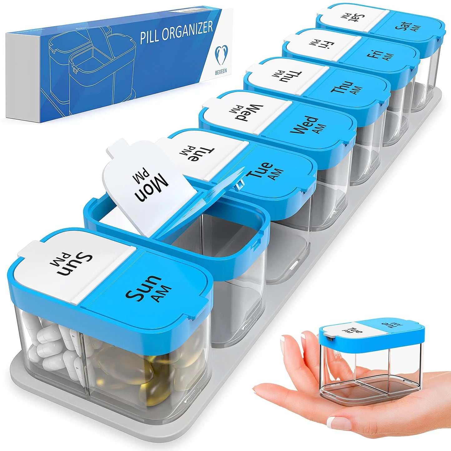 Transparent Pill Organizer