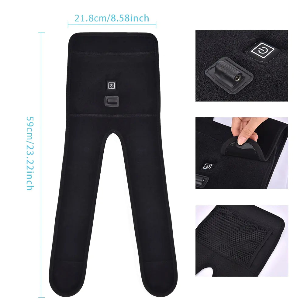 🔥 ThermaFlex™ Heated Knee Pad – Portable Arthritis & Pain Relief Wrap