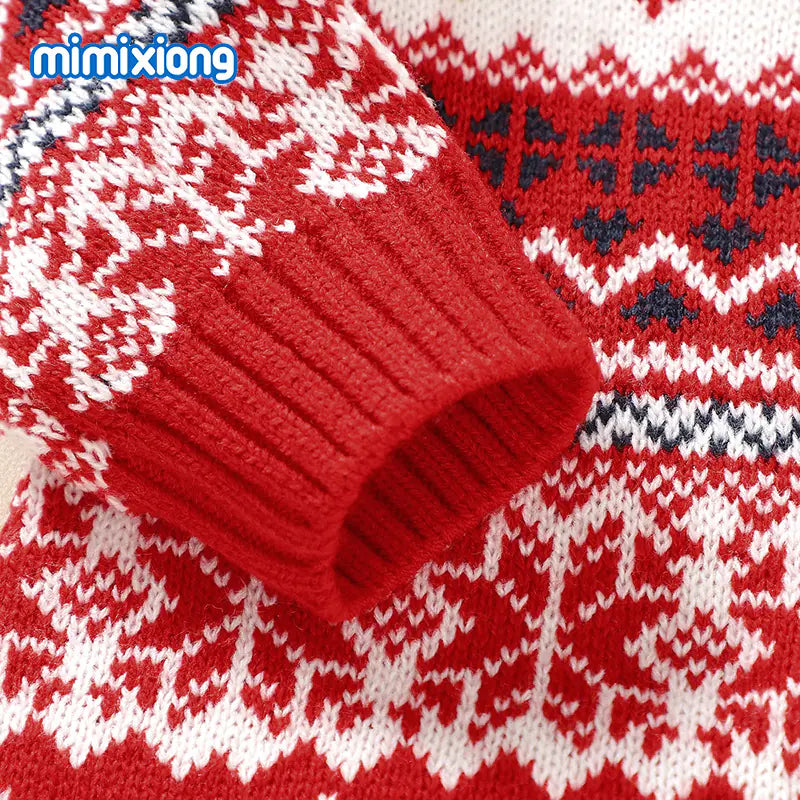 Christmas-Themed Infant Bodysuit and Romper Outfit