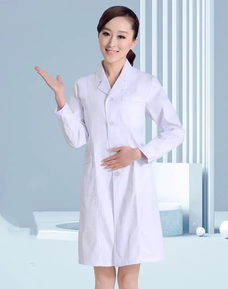 Summer Lightweight White Medical Short Sleeve Workwear