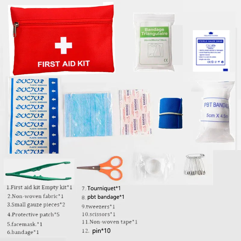 π§° Large Hand-Carry Medical Rescue Kit β Car, Travel & Outdoor Emergency First Aid πβ¨