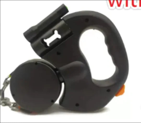 π¦ Retractable Dog Leash with LED Lights β Dual Reflective Lead for Safe Night Walks