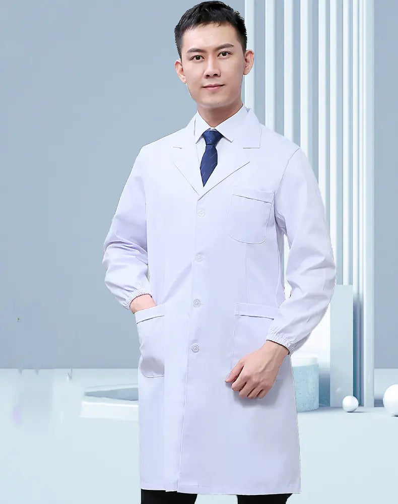 Summer Lightweight White Medical Short Sleeve Workwear