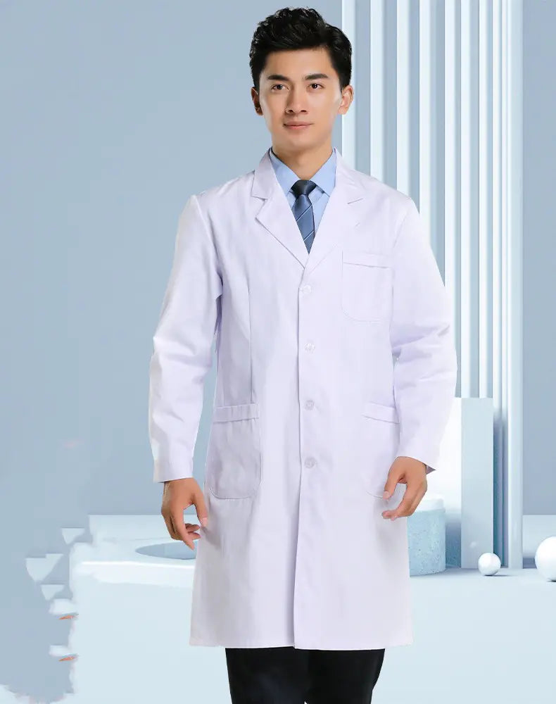 Summer Lightweight White Medical Short Sleeve Workwear