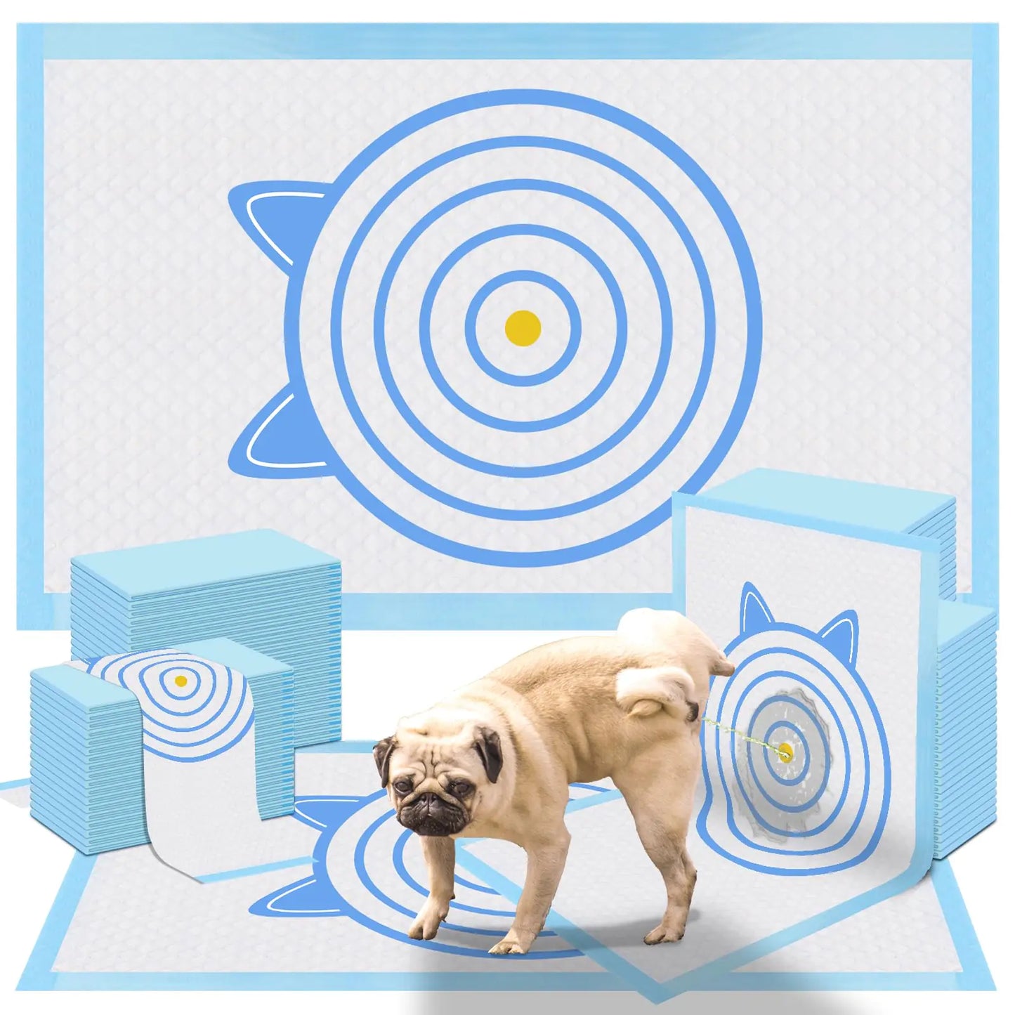 πΎ Large Pee Pads for Dogs 24β x 34β β Super Absorbent, Leakproof Pads with Adhesive Tabs (20 Count)