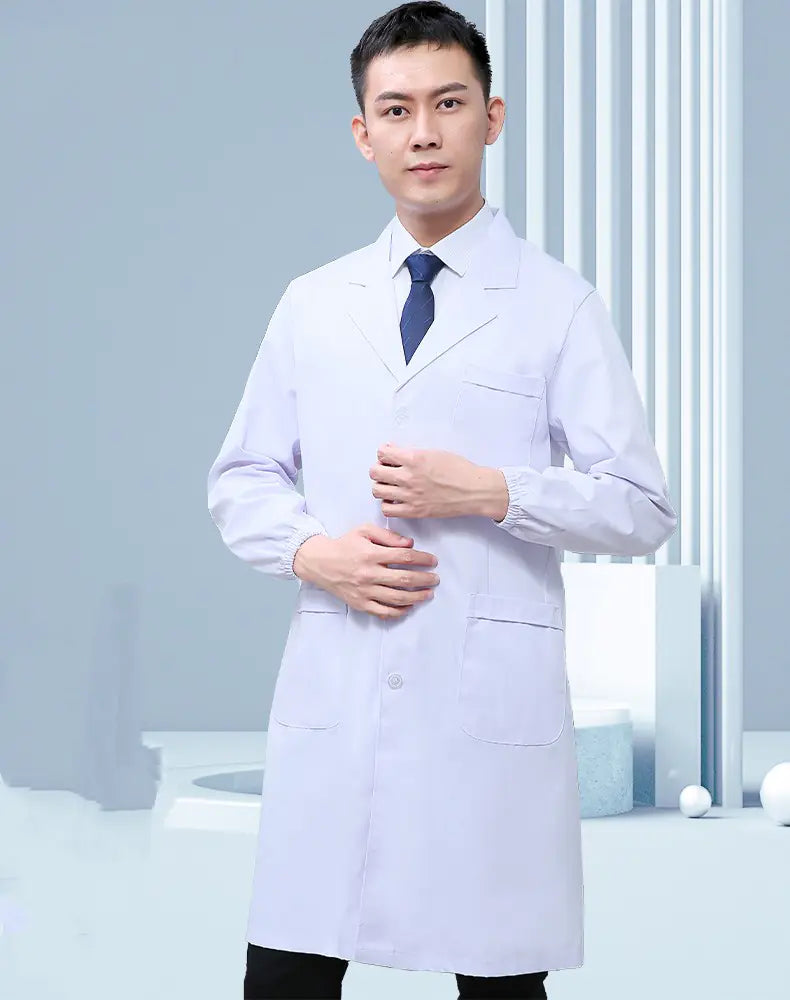 Summer Lightweight White Medical Short Sleeve Workwear