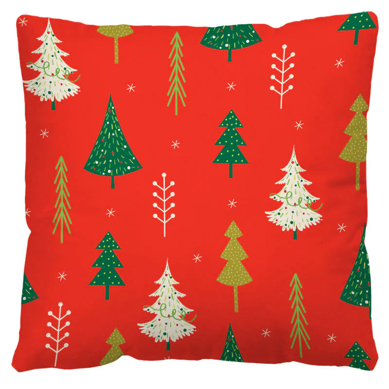 🎁 Christmas Plaid Pillow Cover – Nordic Charm for Cozy Holidays 🏡
