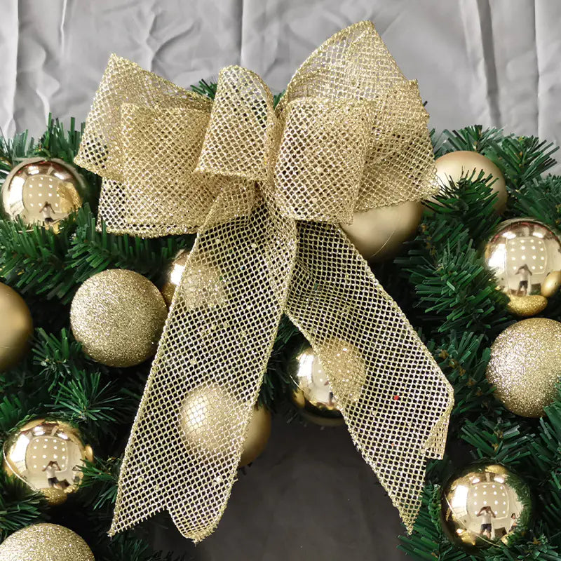 🎀 60cm Christmas Wreath – Grand, Festive & Full of Holiday Cheer 🎄