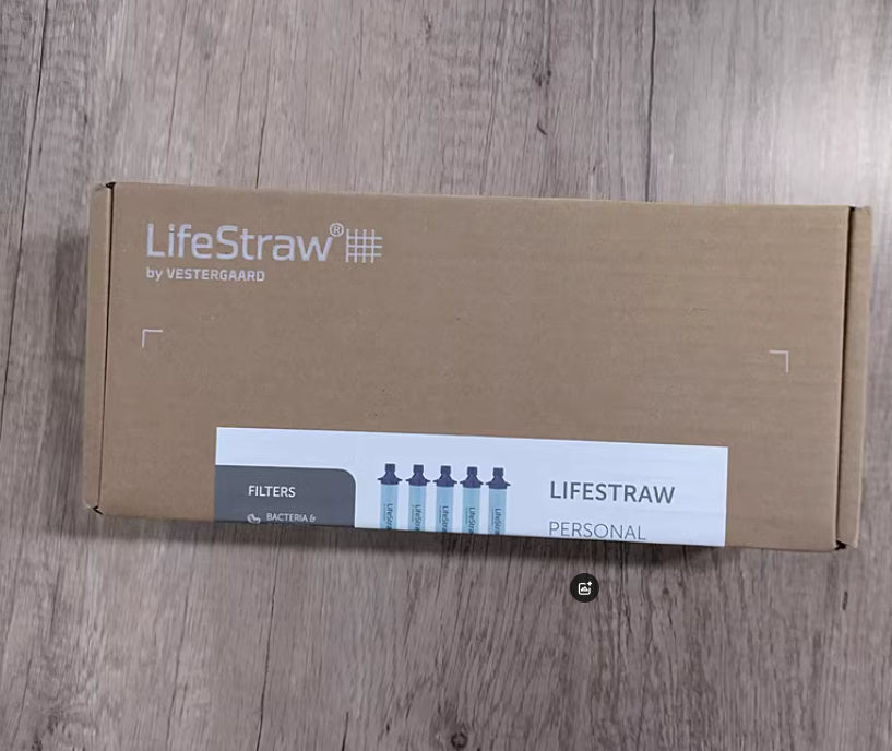 Portable Outdoor Water Filter Straw (One Piece)