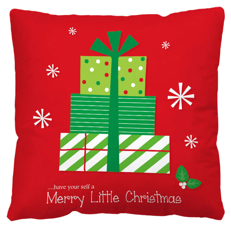 🎁 Christmas Plaid Pillow Cover – Nordic Charm for Cozy Holidays 🏡