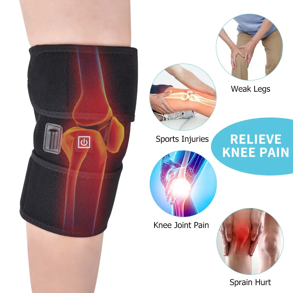 🔥 ThermaFlex™ Heated Knee Pad – Portable Arthritis & Pain Relief Wrap