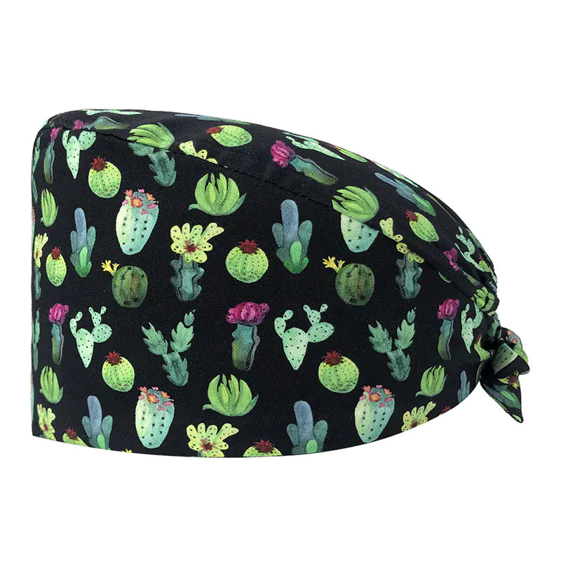 Printed Unisex Cotton Nurse Cap