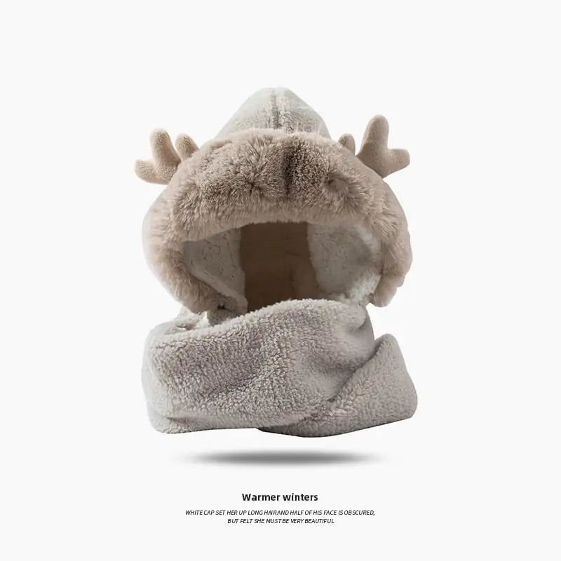 🦌 Christmas Elk Ear Hat, Scarf & Gloves Set – Cozy, Cute & Perfect for Winter Fun! ❄️