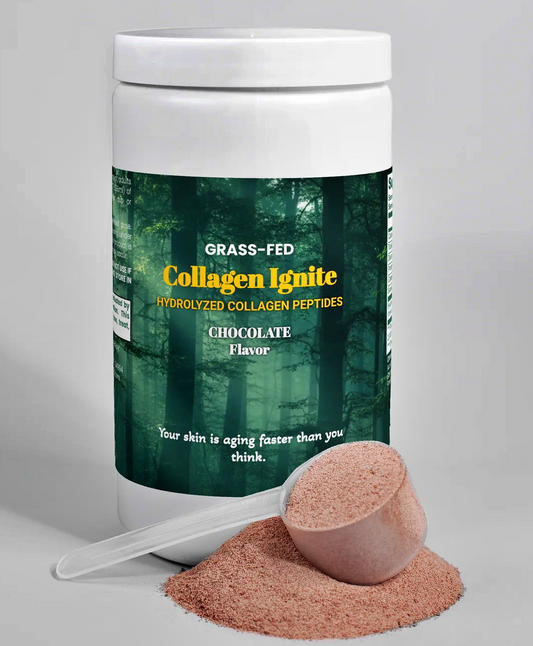 Collagen Ignite -- Grass-Fed Hydrolyzed Collagen Peptides (Chocolate)