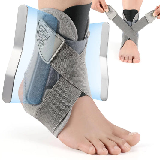 🦶 Adjustable Ankle Support Brace for Injury Recovery & Sports (Unisex)