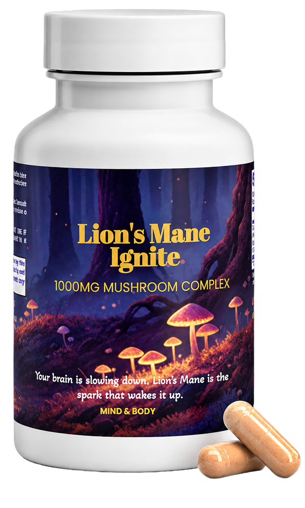 Lion’s Mane Ignite bottle