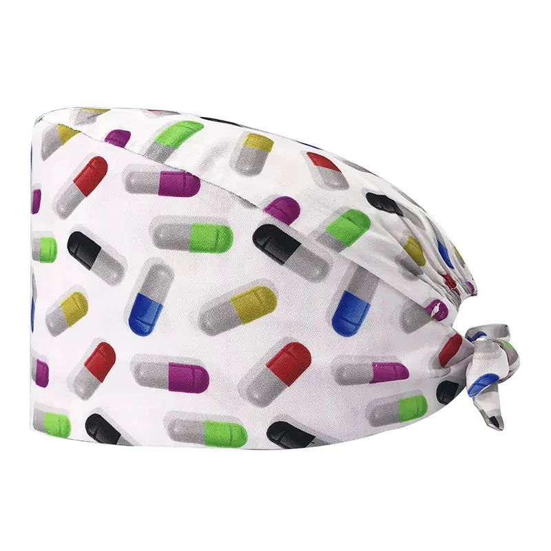 Printed Unisex Cotton Nurse Cap