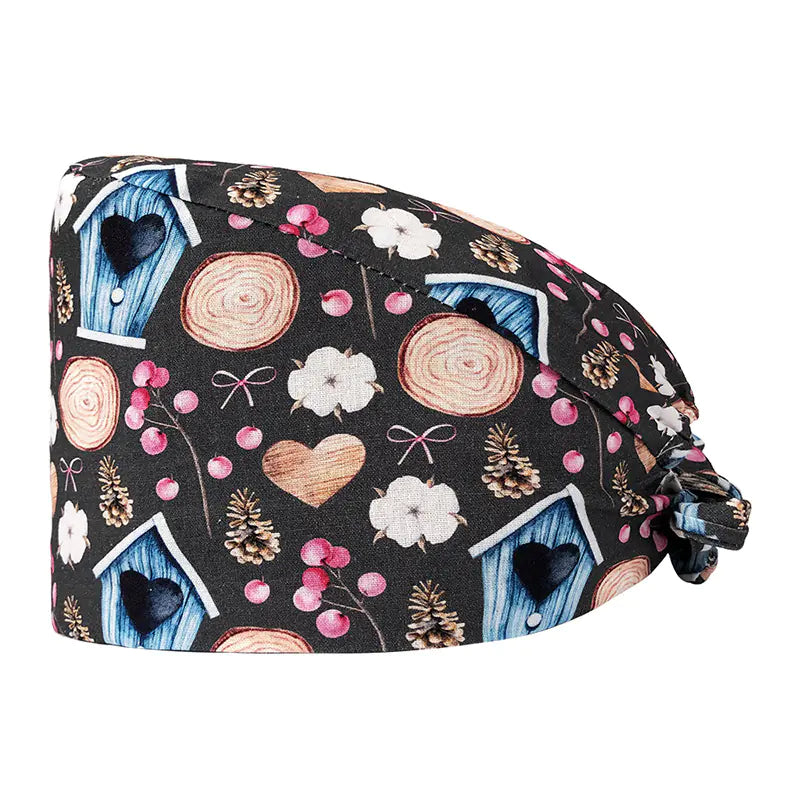 Printed Unisex Cotton Nurse Cap