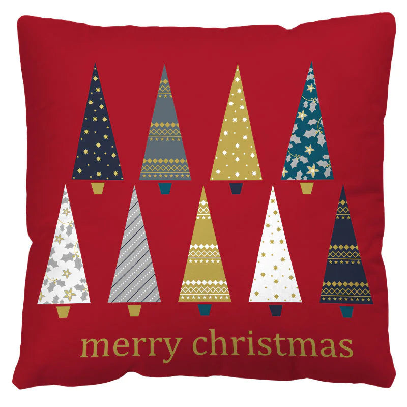 🎁 Christmas Plaid Pillow Cover – Nordic Charm for Cozy Holidays 🏡