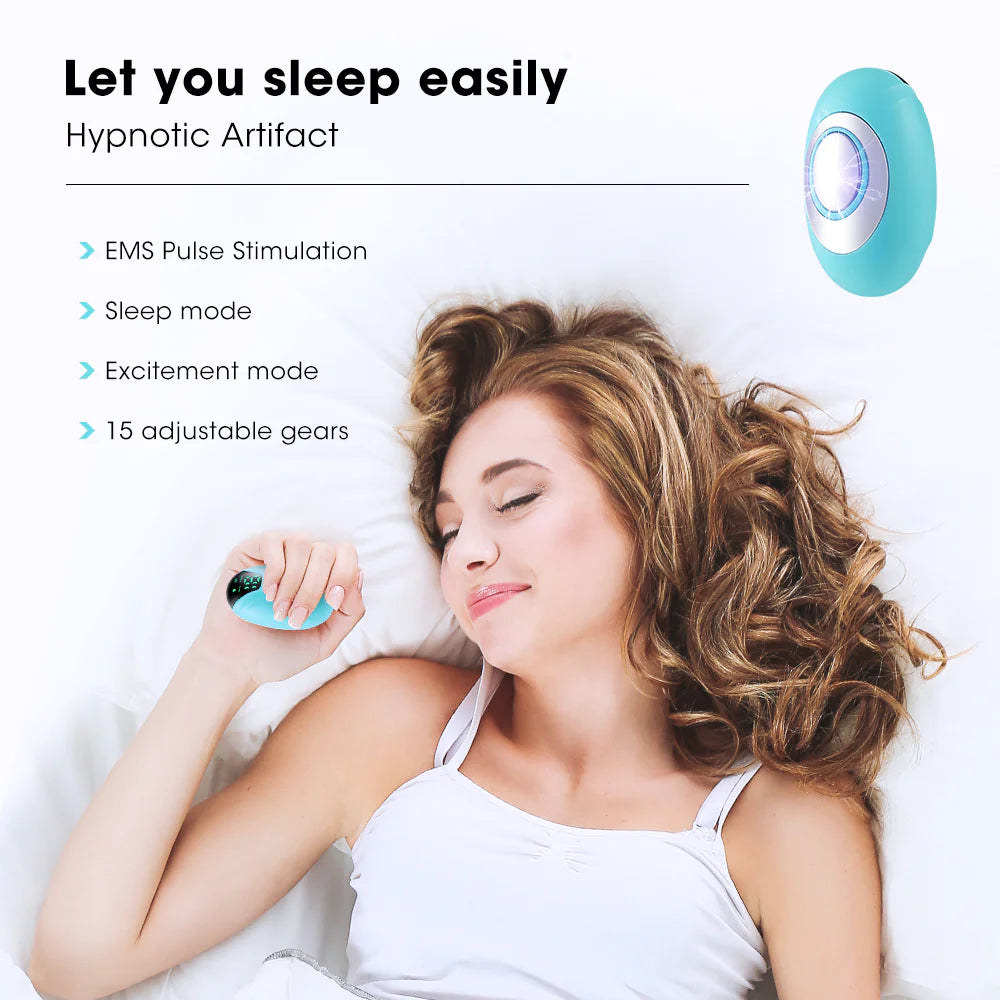 Sleep Aid Microcurrent Device Turn Off the Noise. Fall Asleep Faster. Wake Up Rested.