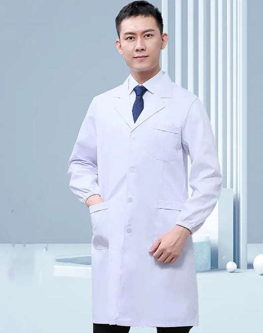 Men’s & Women’s Long Sleeve White Medical Coat