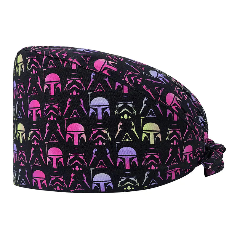 Printed Unisex Cotton Nurse Cap