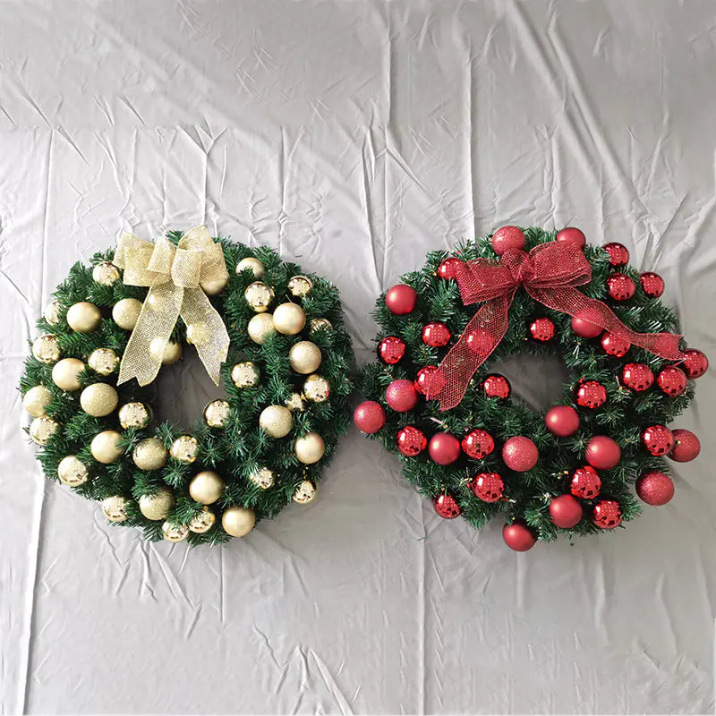 🎀 60cm Christmas Wreath – Grand, Festive & Full of Holiday Cheer 🎄