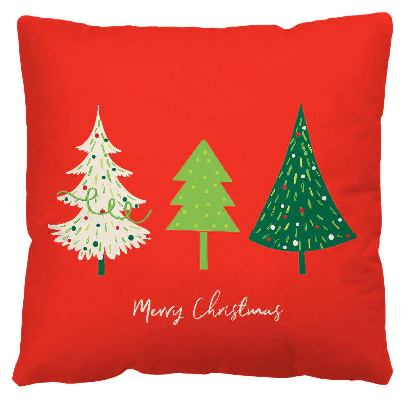 🎁 Christmas Plaid Pillow Cover – Nordic Charm for Cozy Holidays 🏡