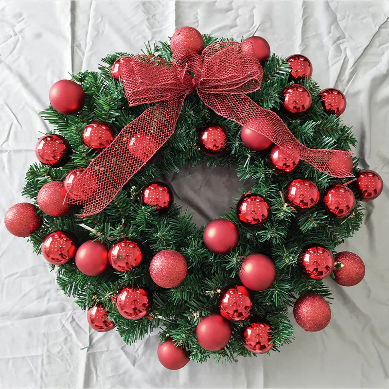 🎀 60cm Christmas Wreath – Grand, Festive & Full of Holiday Cheer 🎄