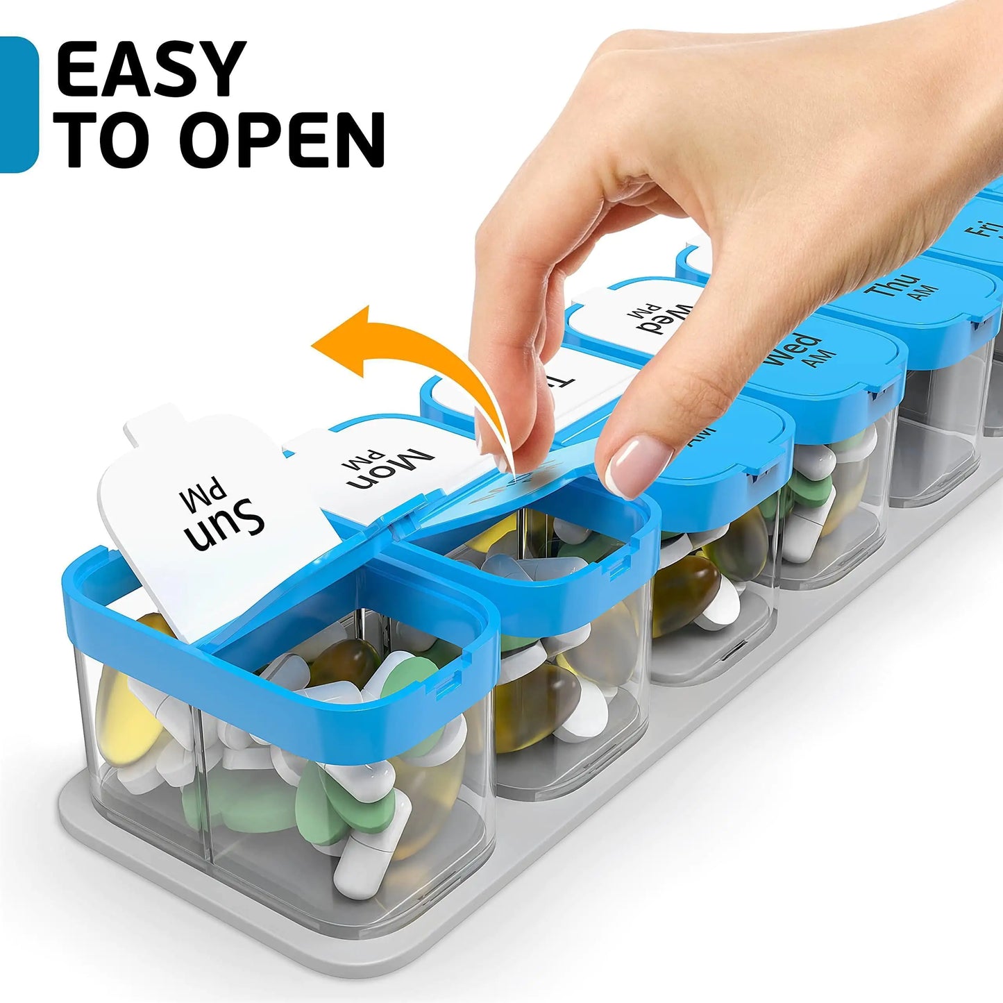 Transparent Pill Organizer