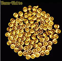 🎄 LED Solar String Lights for Christmas Garden Décor – Magical, Bright & Energy-Saving! ✨🌙