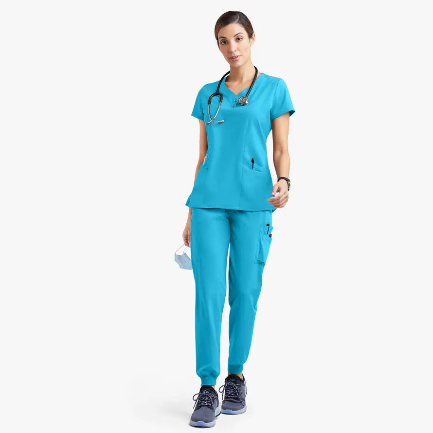 Cotton-Blend Short Sleeve Doctor Workwear Set 👩‍⚕️👨‍⚕️