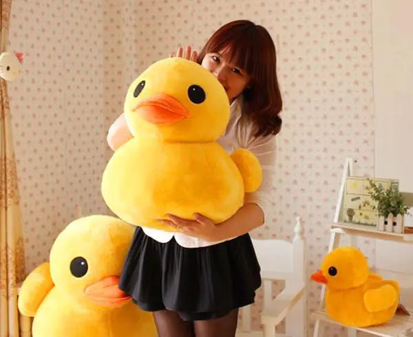 Little Yellow Duck Plush Toy & Pillow. 🐥 Soft, Huggable Duck Plush – Perfect for Snuggles, Play, and Gifts!
