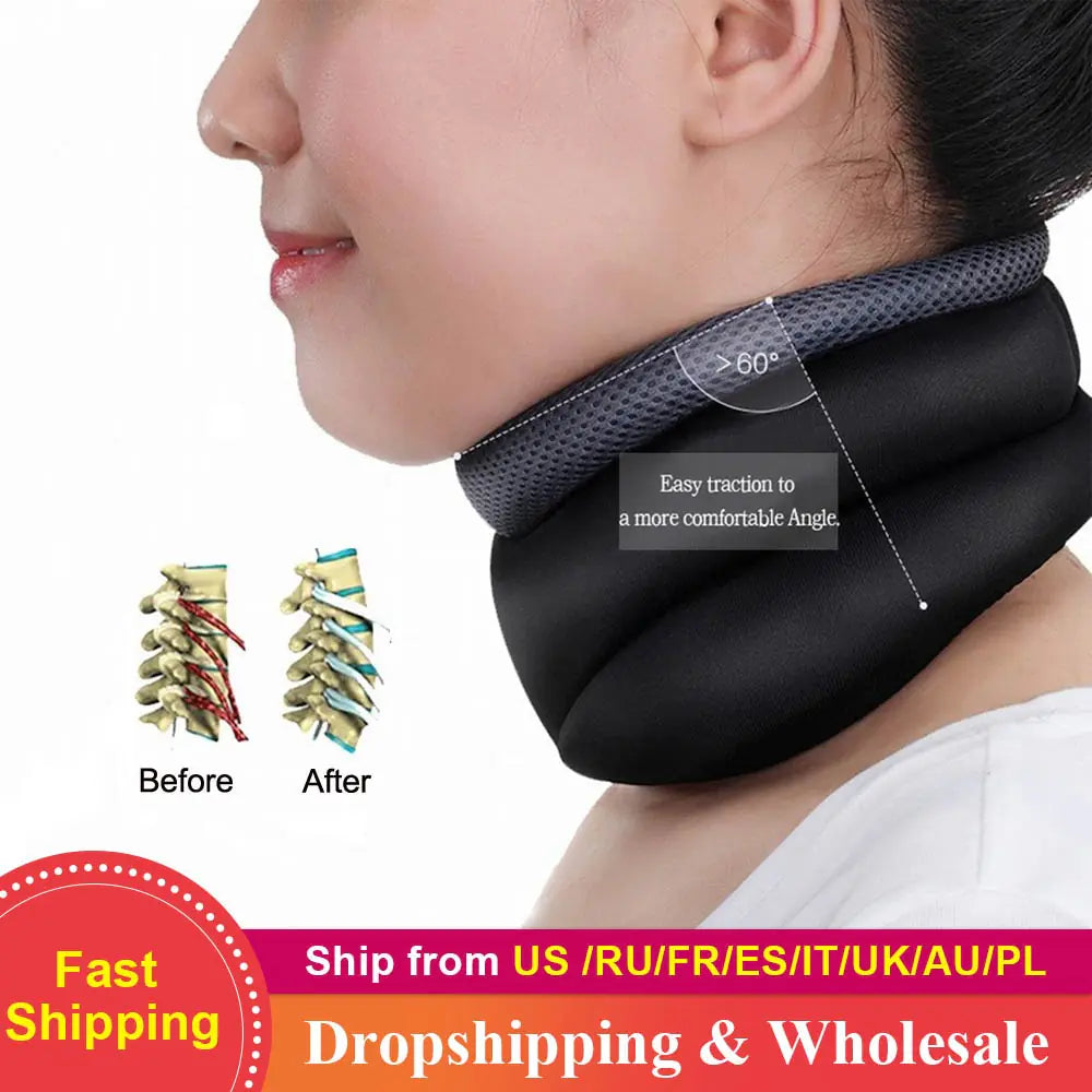 🧲 Magnetic Neck Support Strap – Posture Correction & Cervical Spine Relief