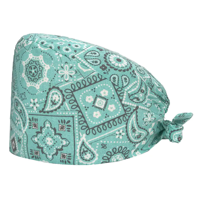 Printed Unisex Cotton Nurse Cap