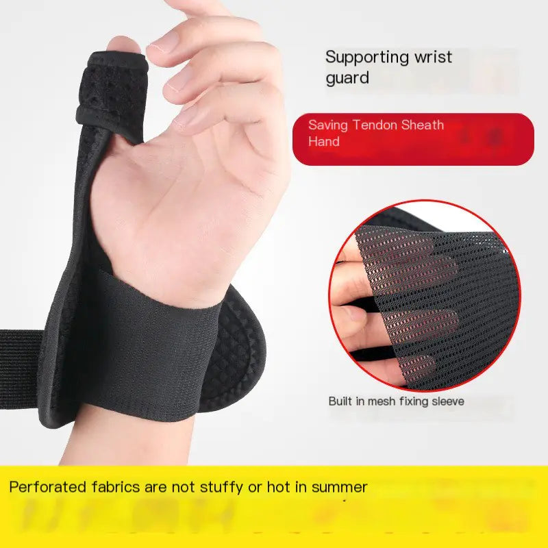 Adjustable Steel Support Wrist Brace for Sports Injury (Left or Right Hand)