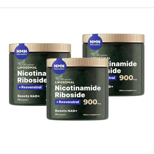 Nicotinamide Riboside + Resveratrol Capsules -- NAD+ Anti-Aging Formula