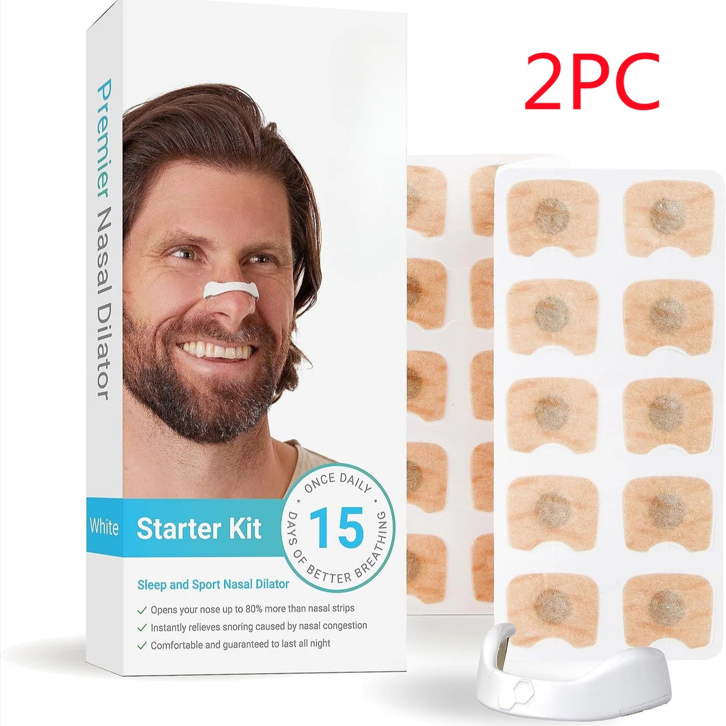 😴🌬️ Nasal Breathing Dilator – Comfortable, Magnetic & Snore-Reducing