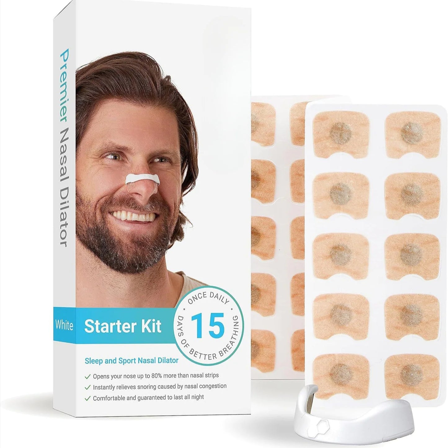 😴🌬️ Nasal Breathing Dilator – Comfortable, Magnetic & Snore-Reducing