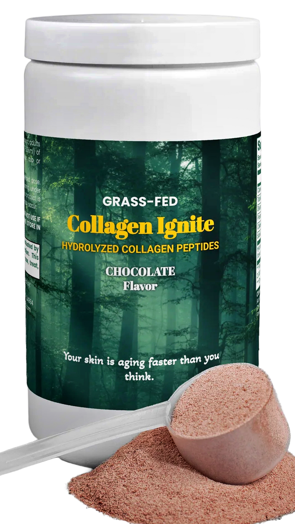 Chocolate Collagen Ignite bottle