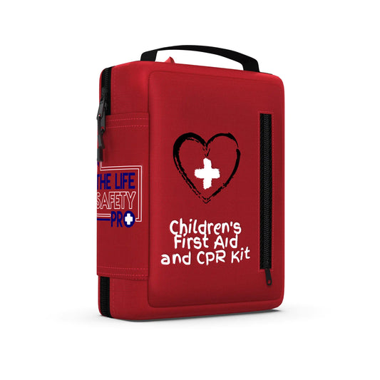 🧒 Portable First Aid Kit for Kids with CPR Shield – Child-Safe Emergency Kit for Home, Car, School, Travel & Outdoor Adventures | TSA-Approved | Latex-Free by The Life Safety Pro