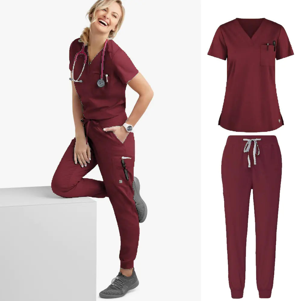 Essential Unisex Short Sleeve Scrub Set – Medical & Veterinary Workwear 👩‍⚕️👨‍⚕️🐾
