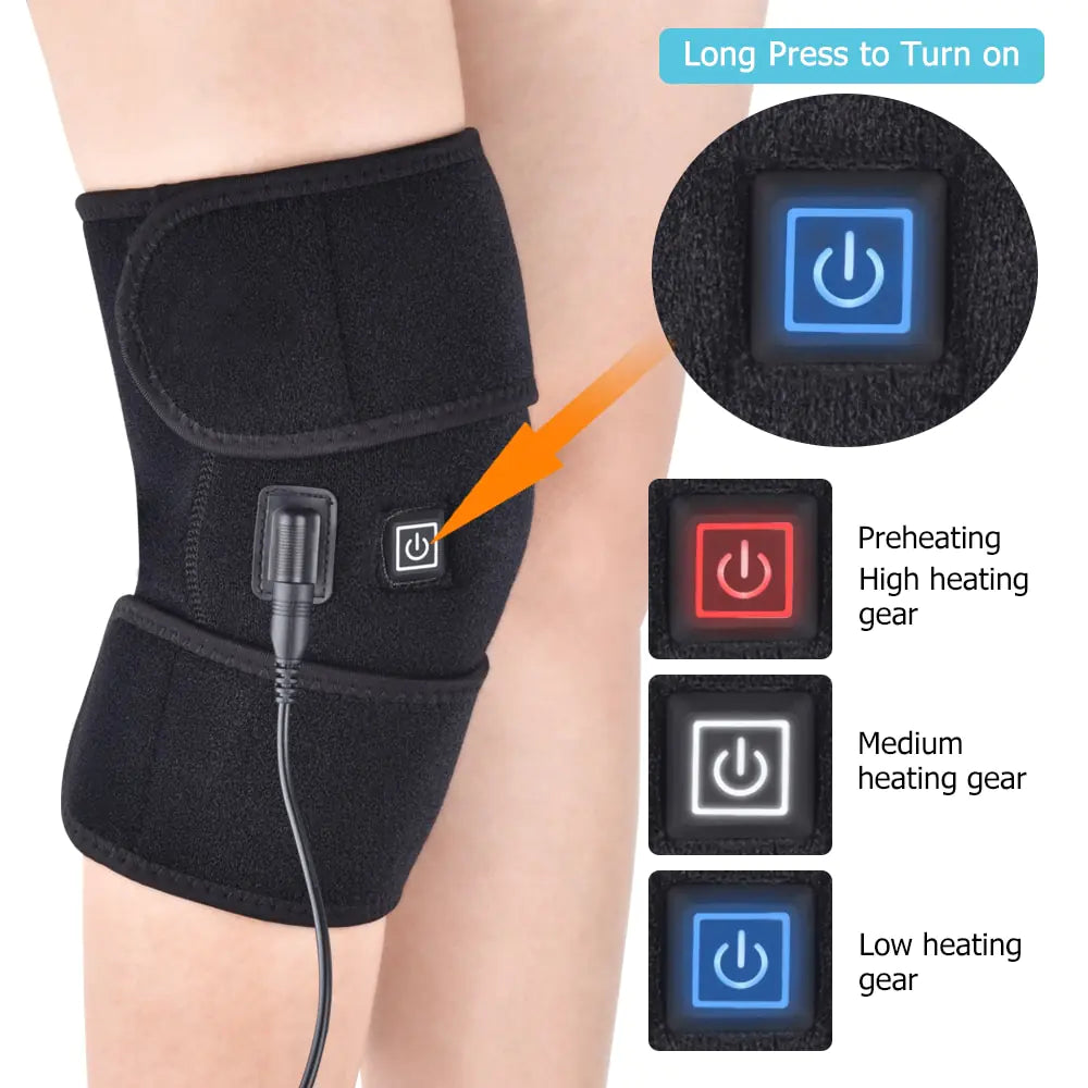 🔥 ThermaFlex™ Heated Knee Pad – Portable Arthritis & Pain Relief Wrap
