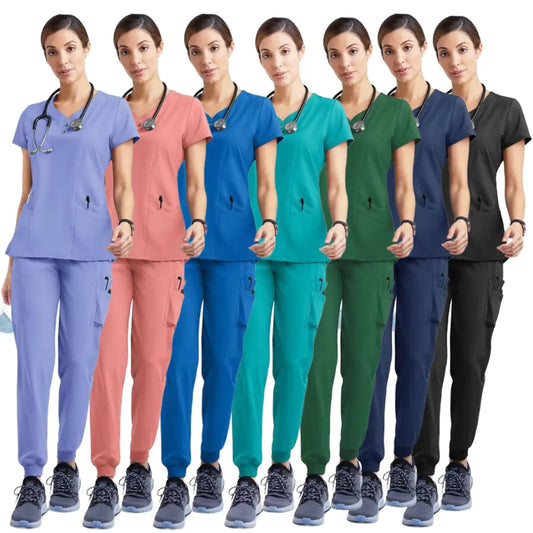 Cotton-Blend Short Sleeve Doctor Workwear Set 👩‍⚕️👨‍⚕️