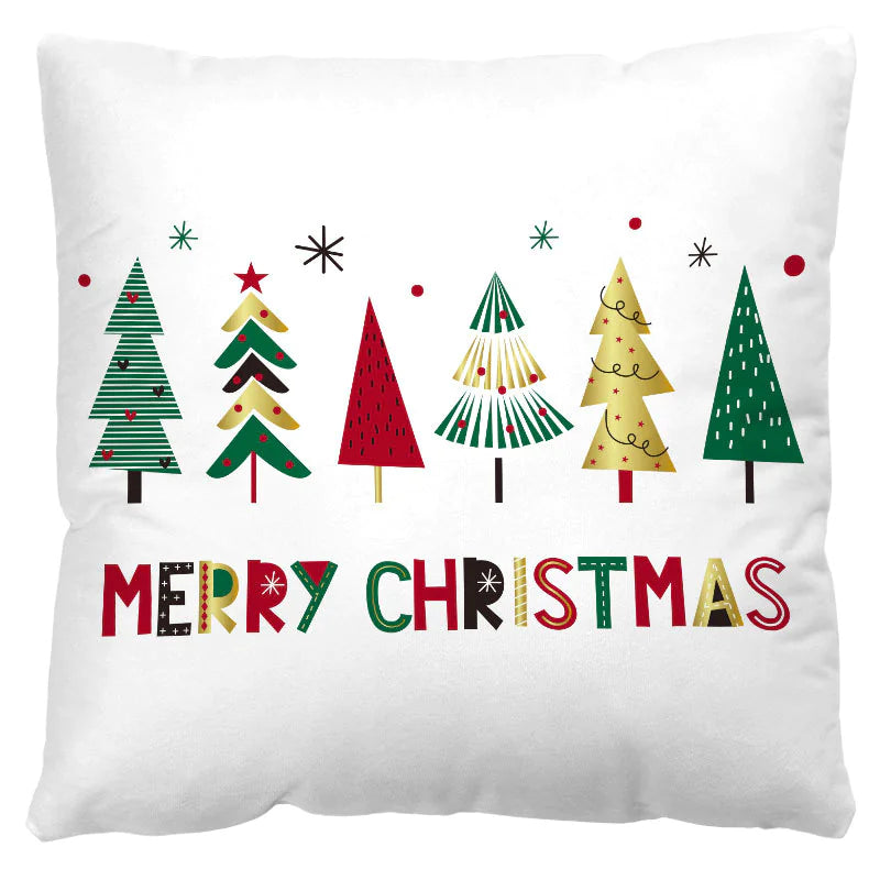🎁 Christmas Plaid Pillow Cover – Nordic Charm for Cozy Holidays 🏡