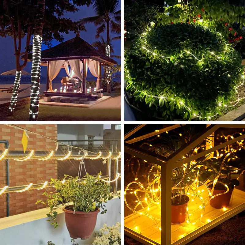 🎨✨ Outdoor RGB Solar LED String Lights – Colorful, Waterproof & Perfect for Any Garden! 🌙🌿
