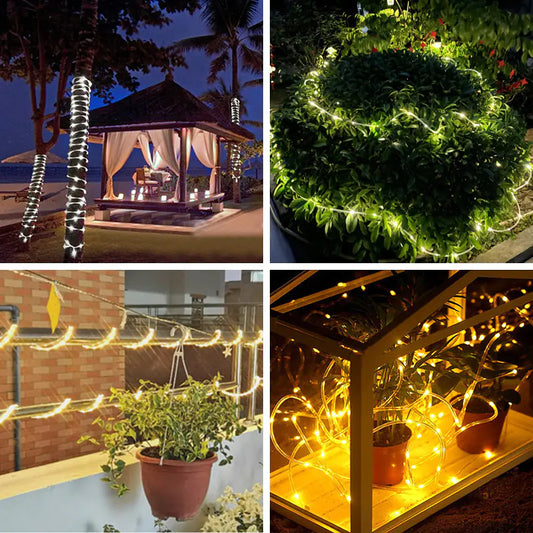 🎨✨ Outdoor RGB Solar LED String Lights – Colorful, Waterproof & Perfect for Any Garden! 🌙🌿
