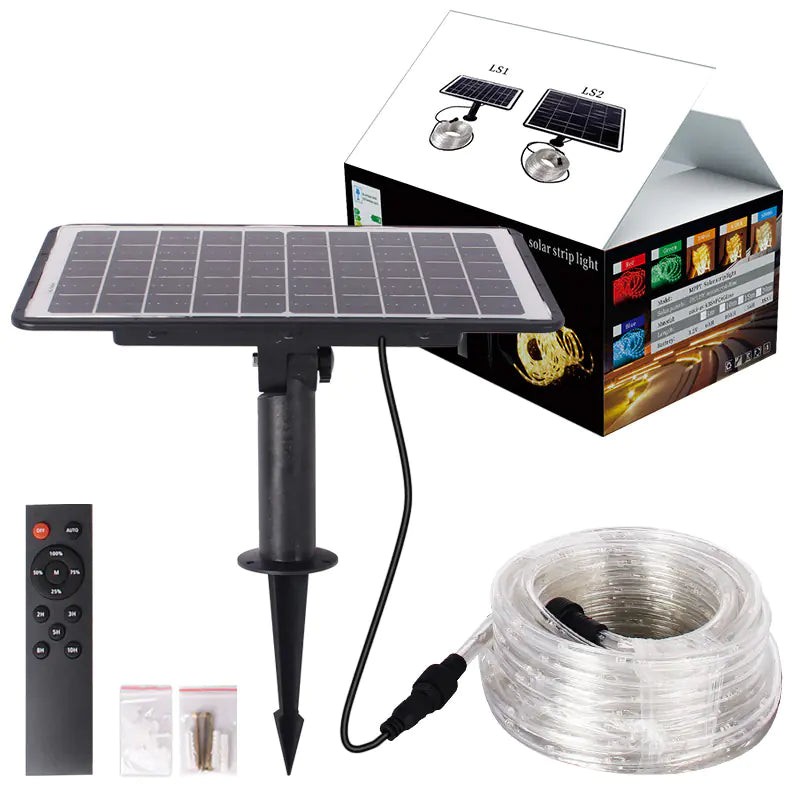 🎨✨ Outdoor RGB Solar LED String Lights – Colorful, Waterproof & Perfect for Any Garden! 🌙🌿