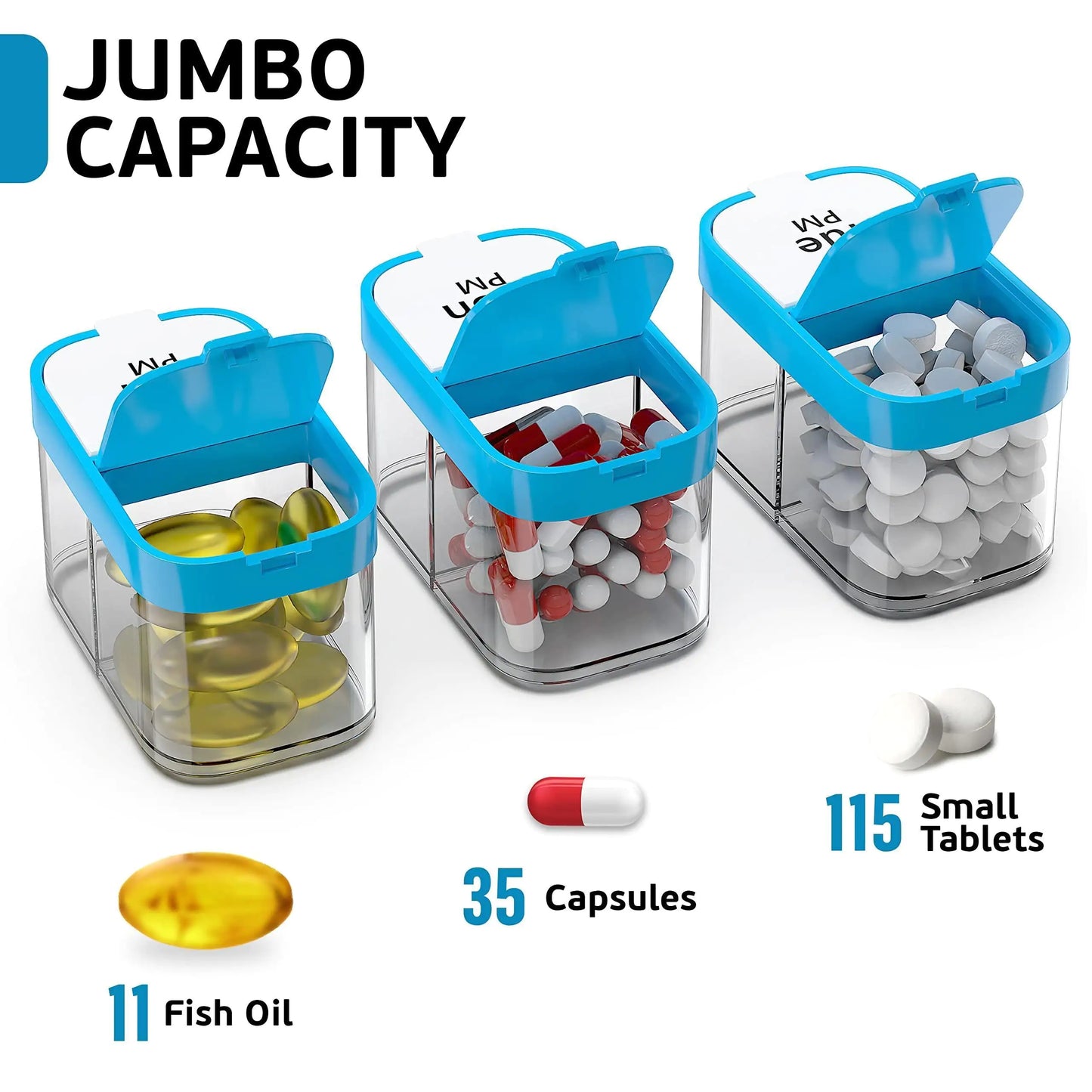 Transparent Pill Organizer